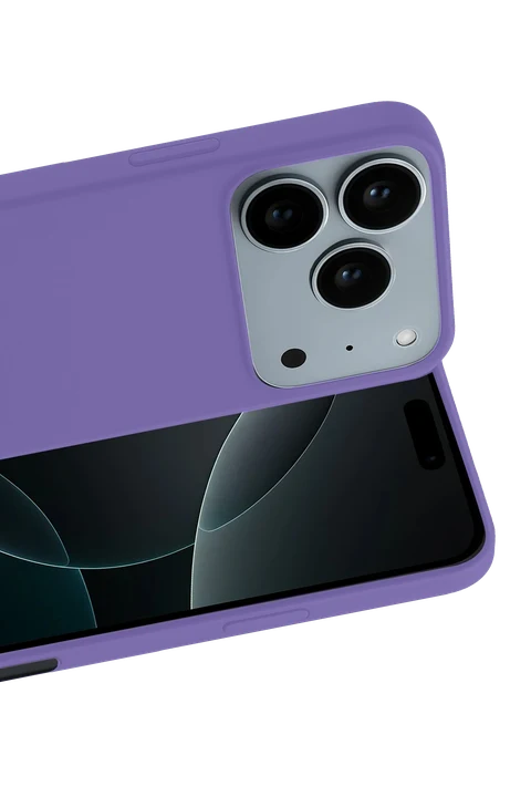 uryport Apple iPhone 18 Pro First Silikon - Lila