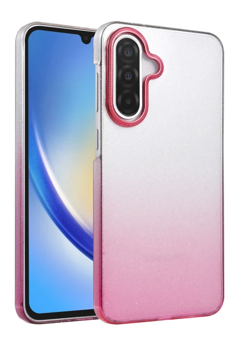 uryport Samsung Galaxy A26 Glossy Kapak - Pembe