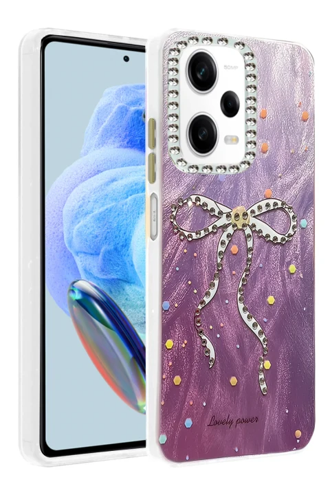 uryport Xiaomi Redmi Note 12 Pro 5G Kılıf Blade Aynalı Desenli Kapak - Desen 1