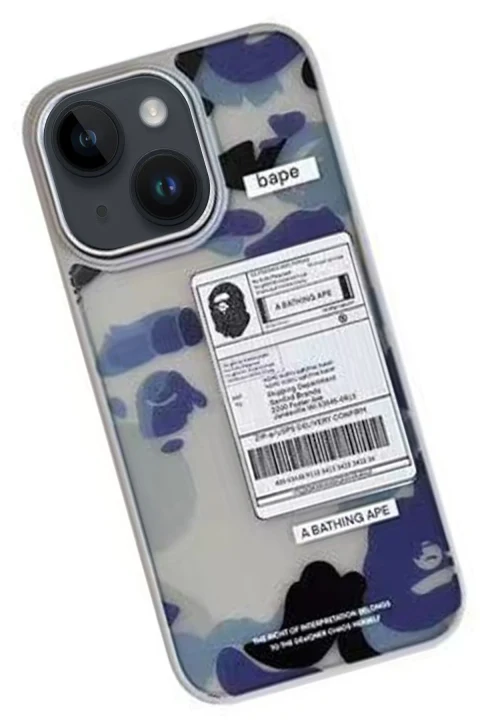 Movenchy Apple iPhone 15 Terra Desenli Kapak - Siyah - 3