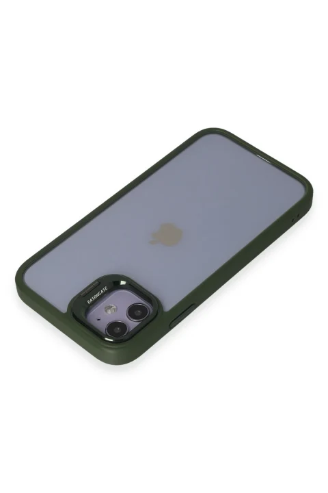 Joko Apple iPhone 11 Kılıf Roblox Lens Standlı Kapak - Koyu Yeşil