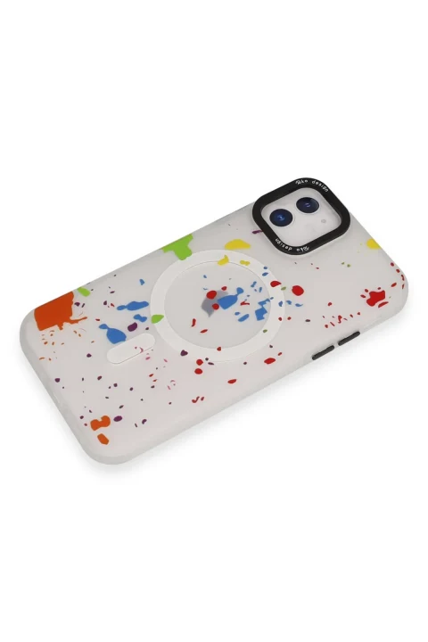 Joko Apple iPhone 11 Colorful Magsafe Kapak - Şeffaf