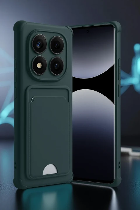 uryport Xiaomi Redmi Note 14 Pro 5G Kelvin Kartvizitli Silikon - Lacivert