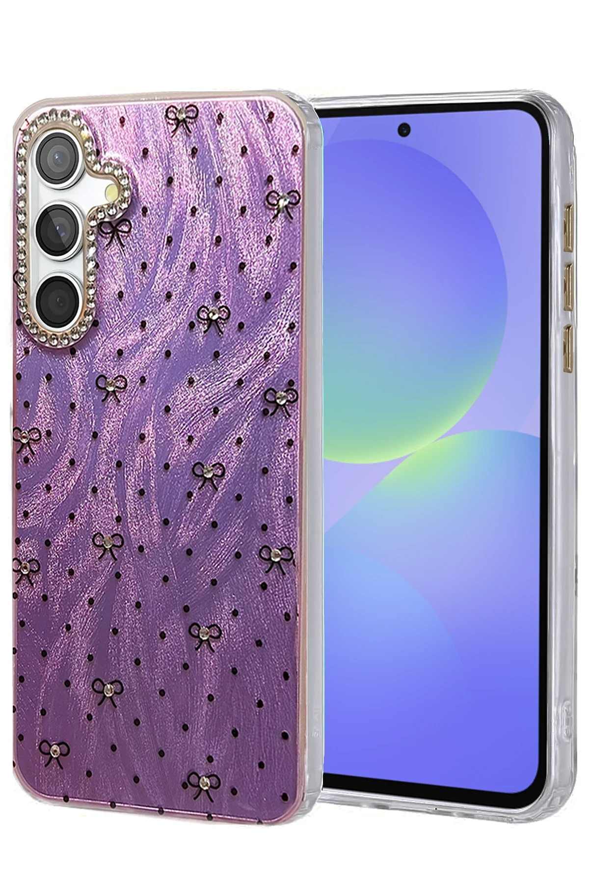 uryport Samsung Galaxy A36 Kılıf Blade Aynalı Desenli Kapak - Desen 2