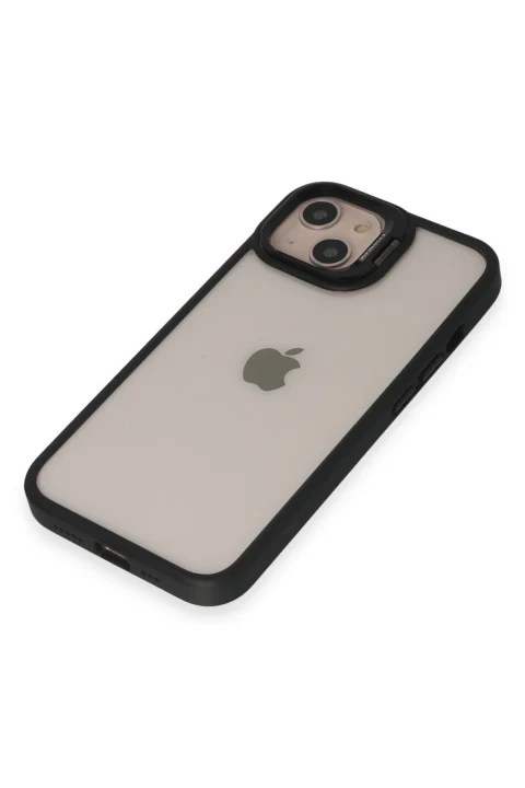 Joko Apple iPhone 15 Kılıf Roblox Lens Standlı Kapak - Siyah