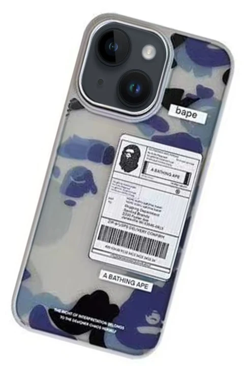 Movenchy Apple iPhone 14 Terra Desenli Kapak - Siyah - 3