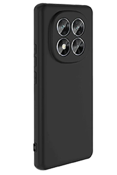 uryport Xiaomi Redmi Note 14 Pro 5G Kılıf Nano içi Kadife Silikon - Siyah
