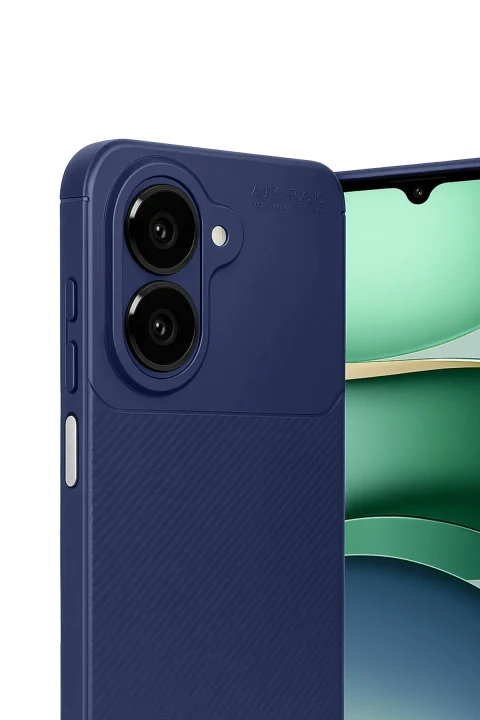 uryport Xiaomi Redmi A5 4G Auto Focus Karbon Kapak - Lacivert