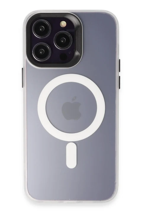 Joko Apple iPhone 14 Pro Kılıf Mateks Magsafe Kapak - Beyaz