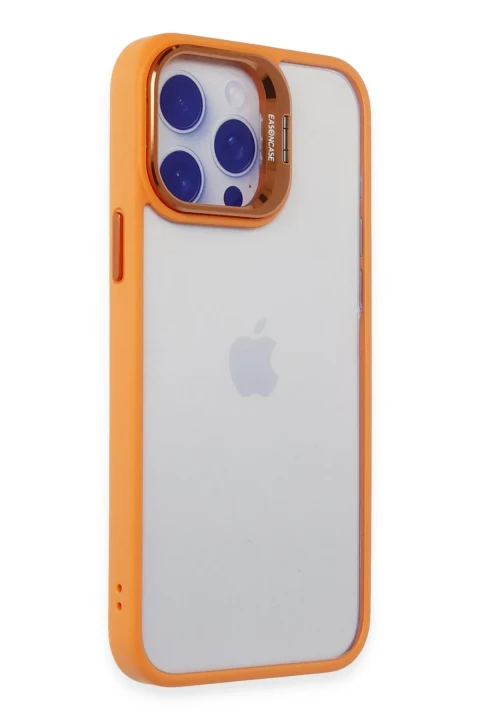 Joko Apple iPhone 15 Pro Max Kılıf Roblox Lens Standlı Kapak - Turuncu