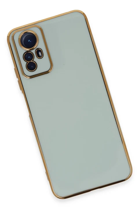 uryport Xiaomi Redmi Note 12S Kılıf Volet Silikon - Açık Yeşil