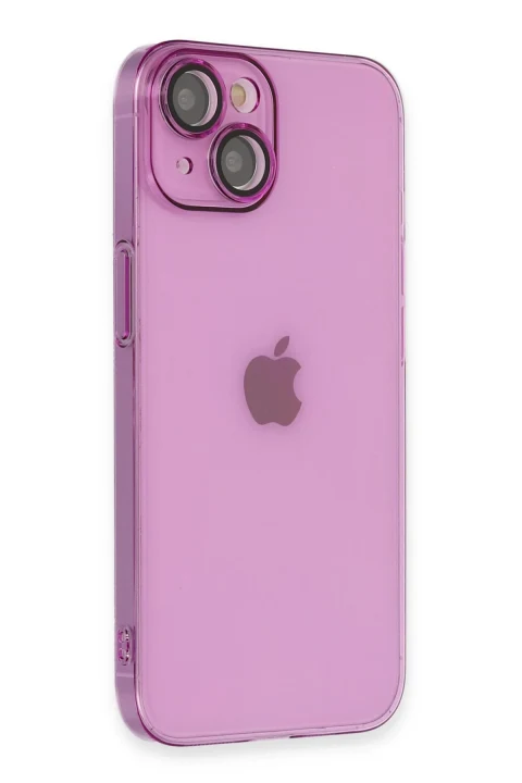 uryport Apple iPhone 14 Kılıf Armada Lensli Kapak - Lila