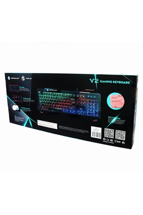 Konfulon V2 RGB Işıklı Türkçe Q Kablolu Gaming Klavye
