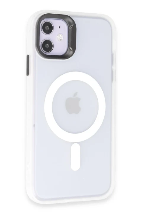 Joko Apple iPhone 11 Kılıf Mateks Magsafe Kapak - Beyaz