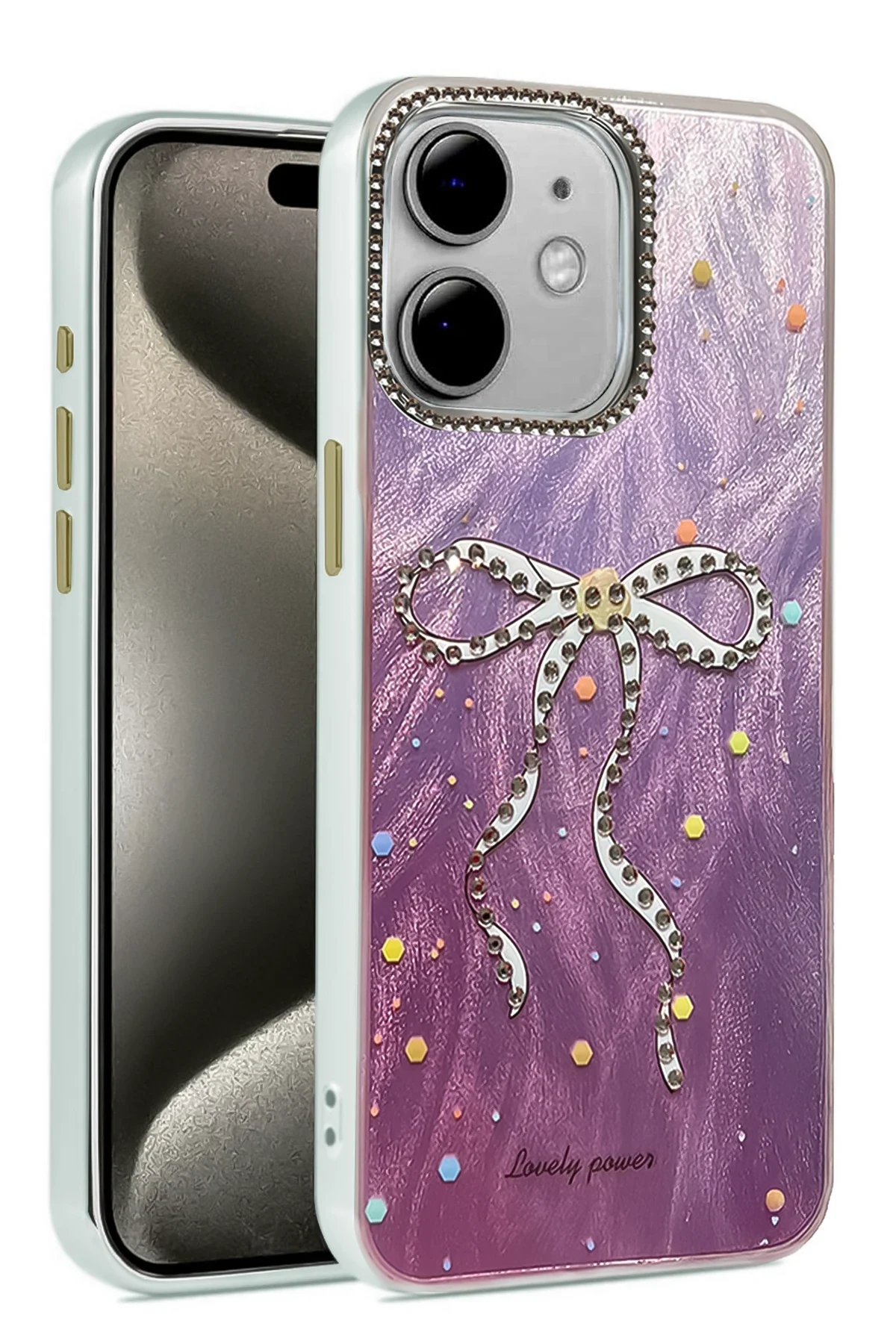 uryport Apple iPhone 11 Kılıf Blade Aynalı Desenli Kapak - Desen 1
