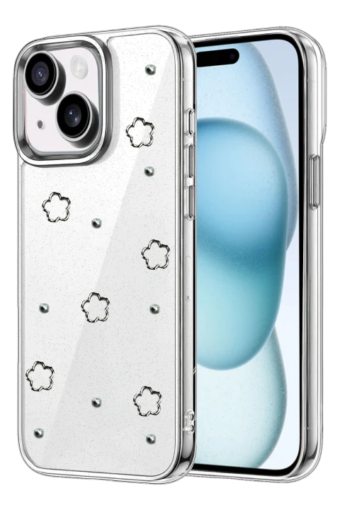 uryport Apple iPhone 15 Plus Fiyonk Desenli Kapak - Desen 2