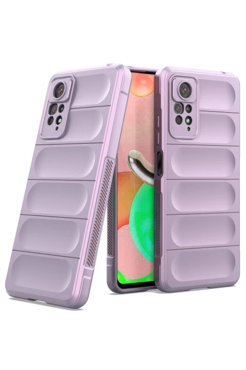 uryport Xiaomi Redmi Note 11 Pro Kılıf Optimum Silikon - Mor