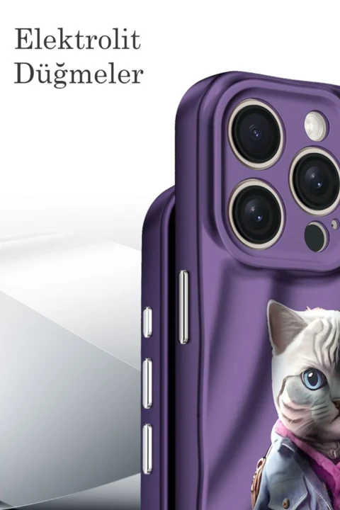 uryport Apple iPhone 15 Kılıf Crew Desenli Kapak - Kız Kulesi