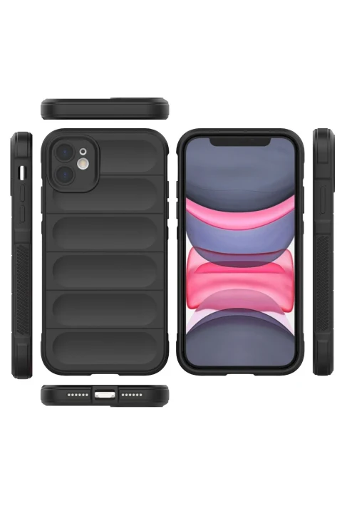 uryport Apple iPhone 11 Kılıf Optimum Silikon - Siyah