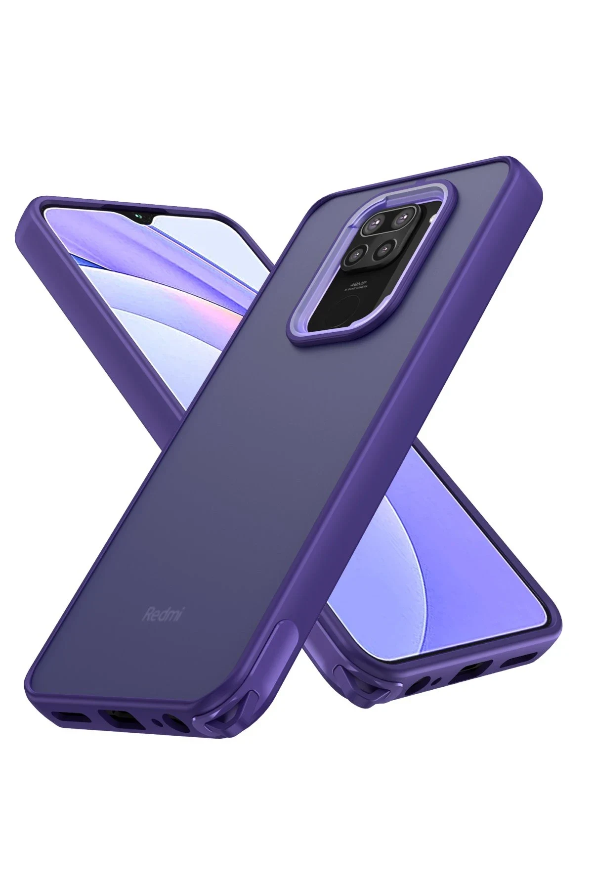 uryport Xiaomi Redmi Note 9 Kılıf Elegant Kapak - Derin Mor
