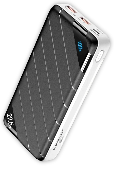 Konfulon Q13 Dijital Powerbank 20.000 mAh Hızlı Şarj - Beyaz