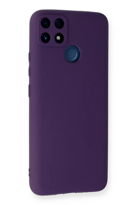uryport Realme C25 Kılıf First Silikon - Mor