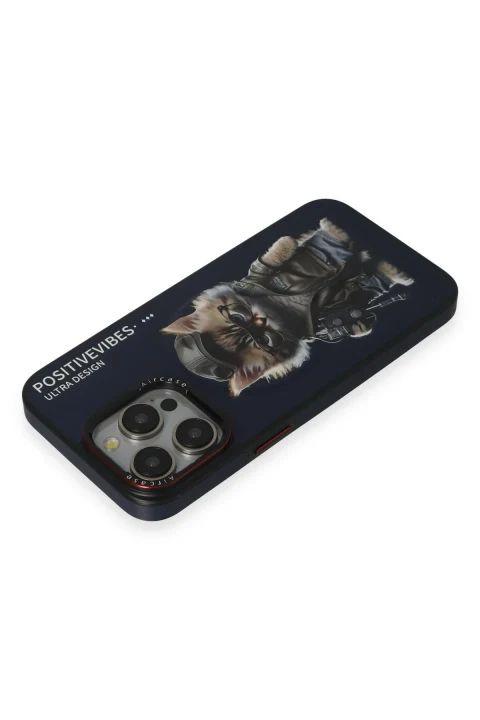 Joko Apple iPhone 14 Pro Max Fun Magsafe Kapak - Lacivert