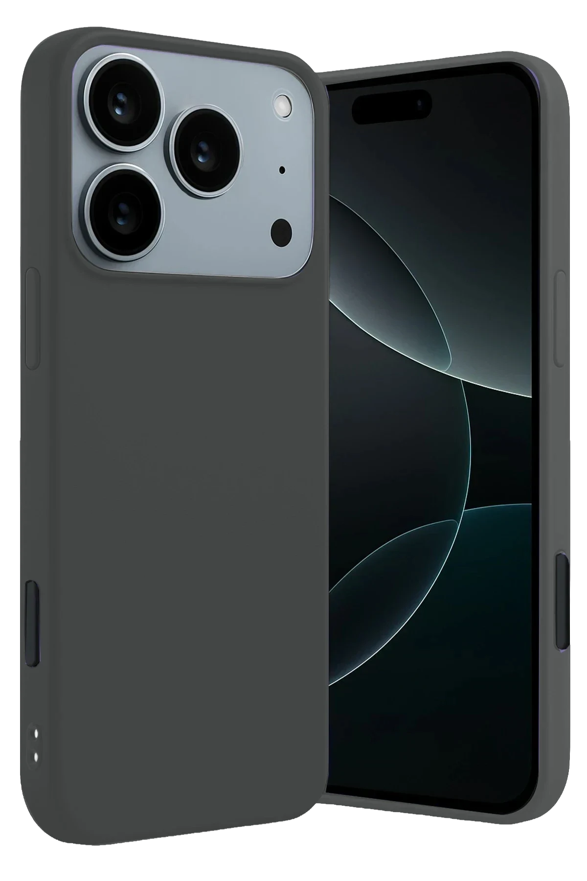 uryport Apple iPhone 18 Pro First Silikon - Gri