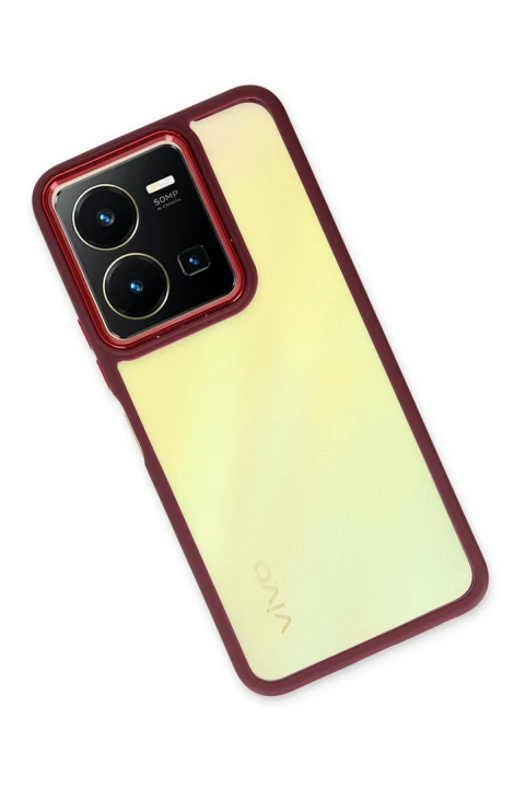 uryport Vivo Y35 Kılıf Dora Kapak - Kırmızı