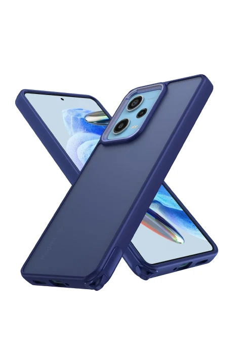 uryport Xiaomi Redmi Note 12 Pro 5G Kılıf Elegant Kapak - Lacivert