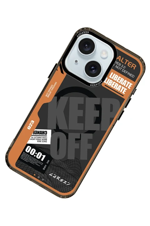 Keep Off Apple iPhone 15 Imagination Of Time Magsafe Kapak - Escape From
