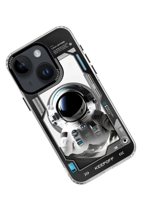 Keep Off Apple iPhone 15 Aerospace Magsafe Kapak - Spaceman