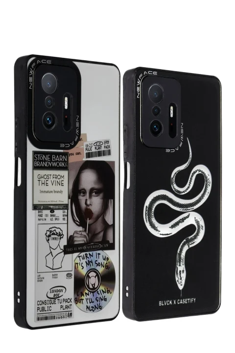 uryport Xiaomi Mi 11T Pro Kılıf Mirror Desenli Kapak - Mirror - 10