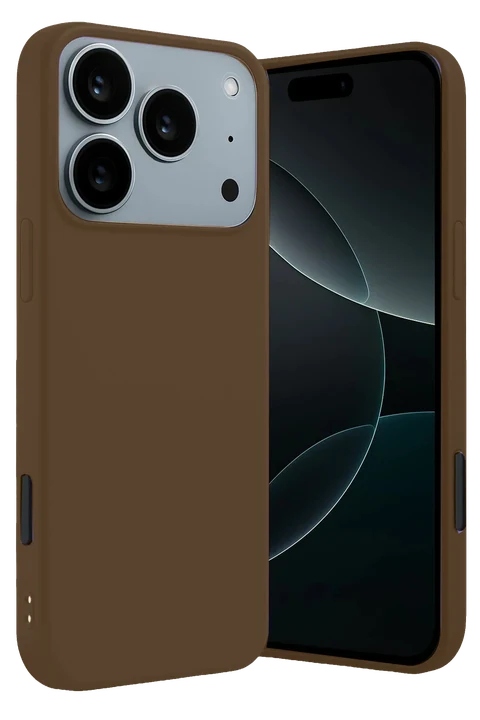 uryport Apple iPhone 18 Pro First Silikon - Kahverengi