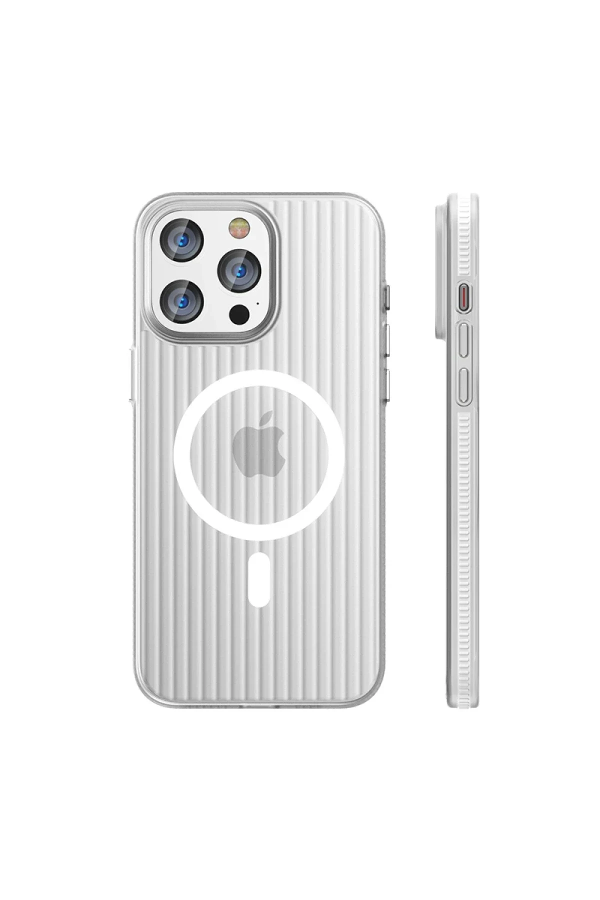 Joko Apple iPhone 16 Pro Max Line Magsafe Kapak - Beyaz