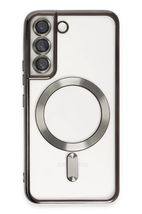 uryport Samsung Galaxy S22 Kılıf Kross Magneticsafe Kapak - Siyah