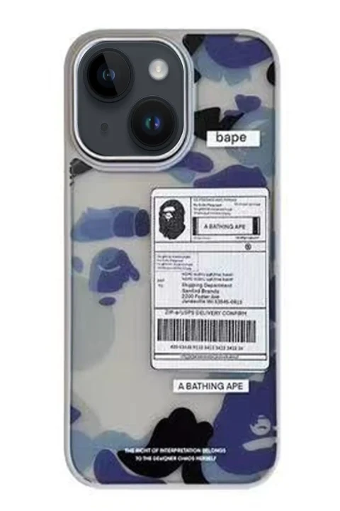 Movenchy Apple iPhone 15 Terra Desenli Kapak - Siyah - 3