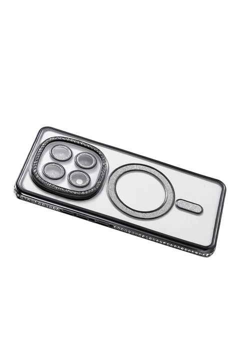 uryport Xiaomi Redmi Note 15 Pro 4G Joke Simli Magneticsafe Kılıf - Siyah