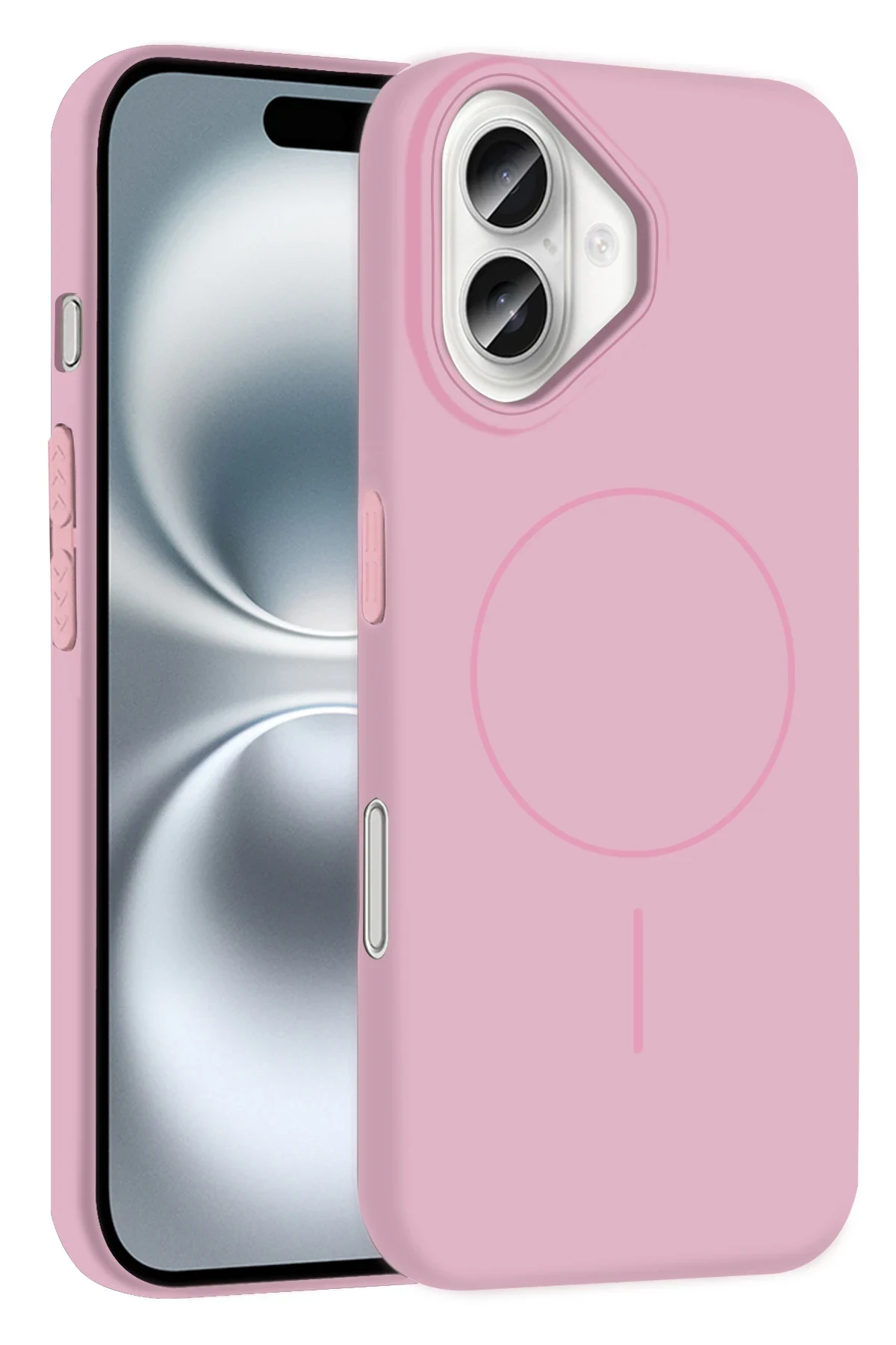 Joko Apple iPhone 16 Broş Magsafe Kapak - Pembe