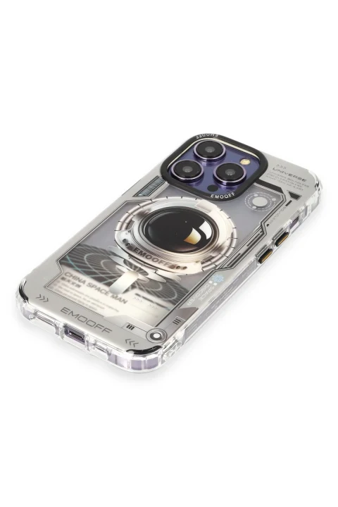 Keep Off Apple iPhone 14 Pro Kılıf Clone Space Magsafe Kapak - Clone - 4