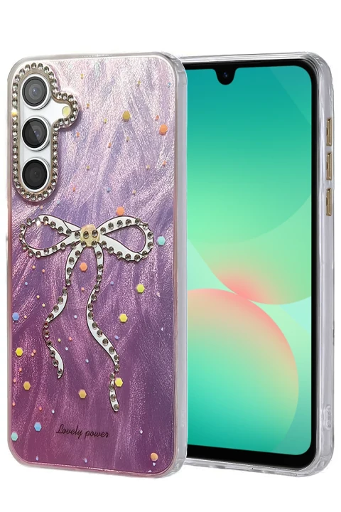 uryport Samsung Galaxy A26 Kılıf Blade Aynalı Desenli Kapak - Desen 1
