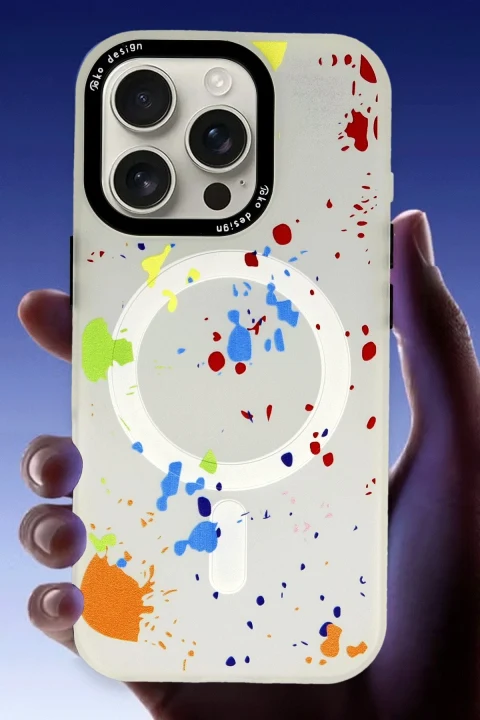 Joko Apple iPhone 16 Pro Max Colorful Magsafe Kapak - Derin Mor