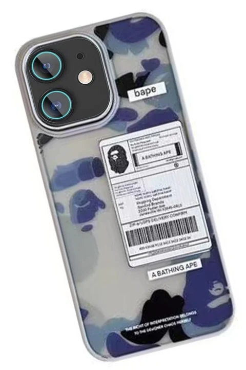 Movenchy Apple iPhone 11 Terra Desenli Kapak - Siyah - 3