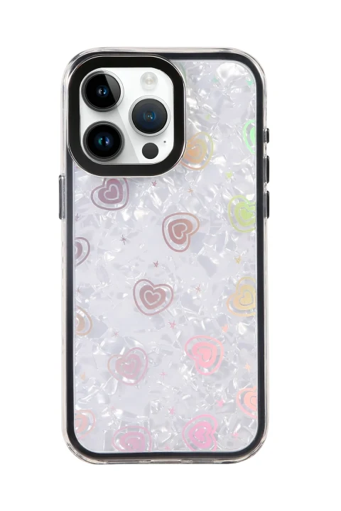 uryport Apple iPhone 15 Lumi Desenli Kapak - Siyah
