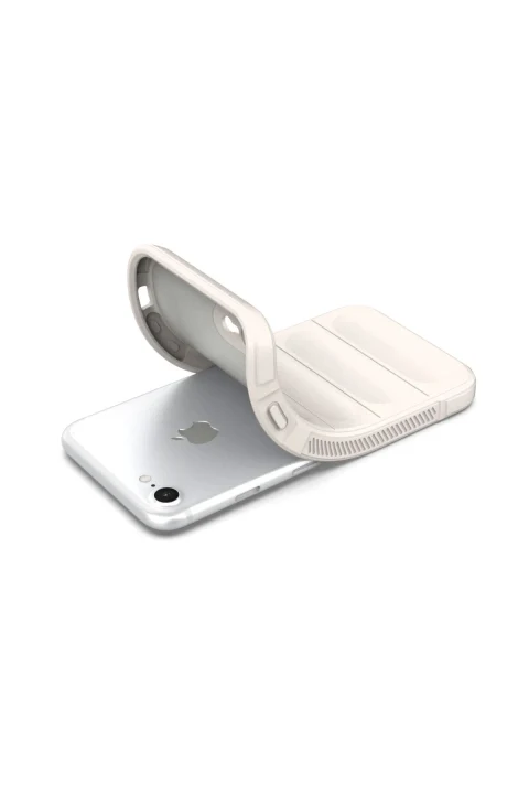uryport Apple iPhone 7 Kılıf Optimum Silikon - Krem