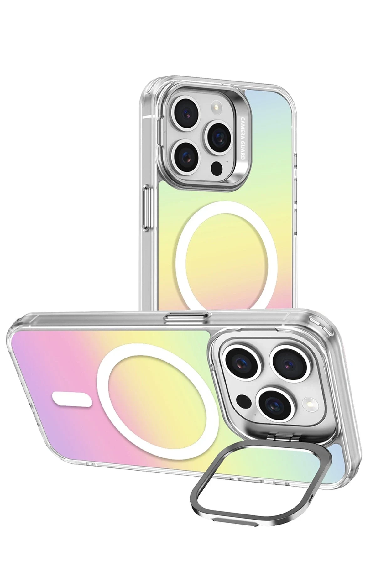 Joko Apple iPhone 14 Pro Max Armor Magsafe Kapak - Rainbow