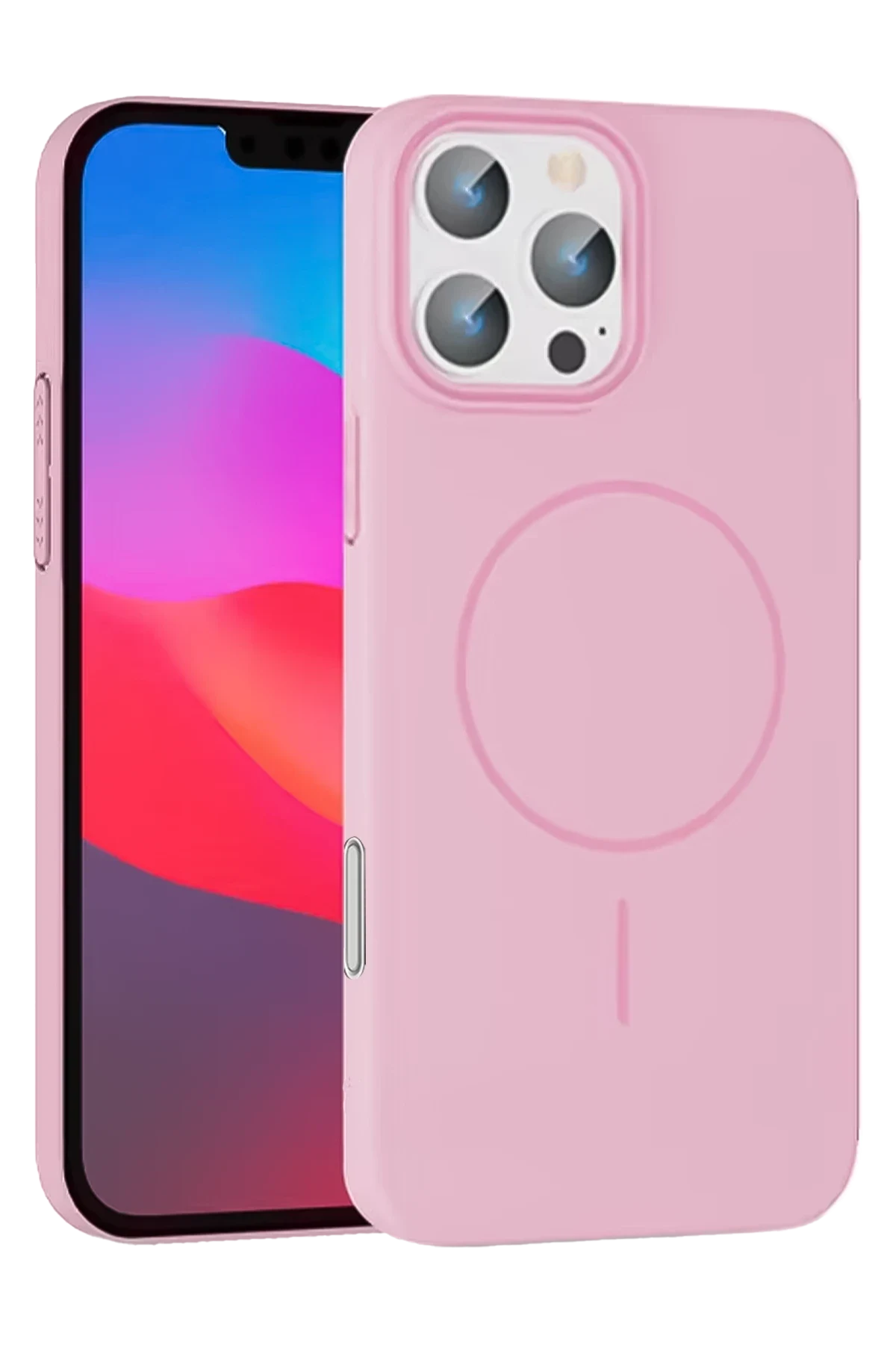 Joko Apple iPhone 16 Pro Max Broş Magsafe Kapak - Pembe