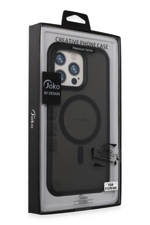 Joko Apple iPhone 15 Toras Airbag Magsafe Kapak - Siyah