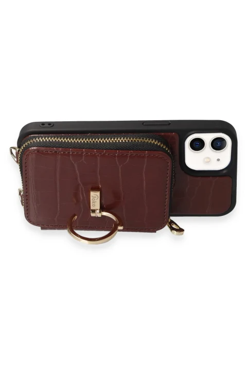 Joko Apple iPhone 11 Kılıf Ermes Kapak - Bordo