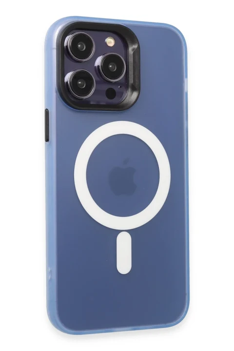 Joko Apple iPhone 14 Pro Kılıf Mateks Magsafe Kapak - Sierra Blue
